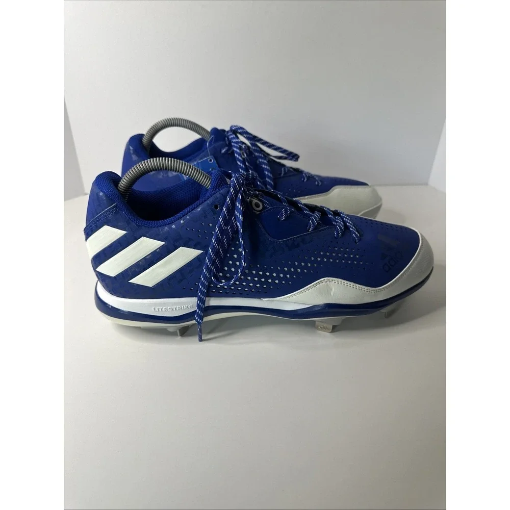 Adidas Men's Poweralley 4 Low Metal Baseball‎ Cleats Mens Size 14 W/ Tags Blue